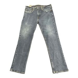 Levi's 514 Jeans Mens 36x30 Blue Straight‎ Fit Denim Medium Wash 00514-0928